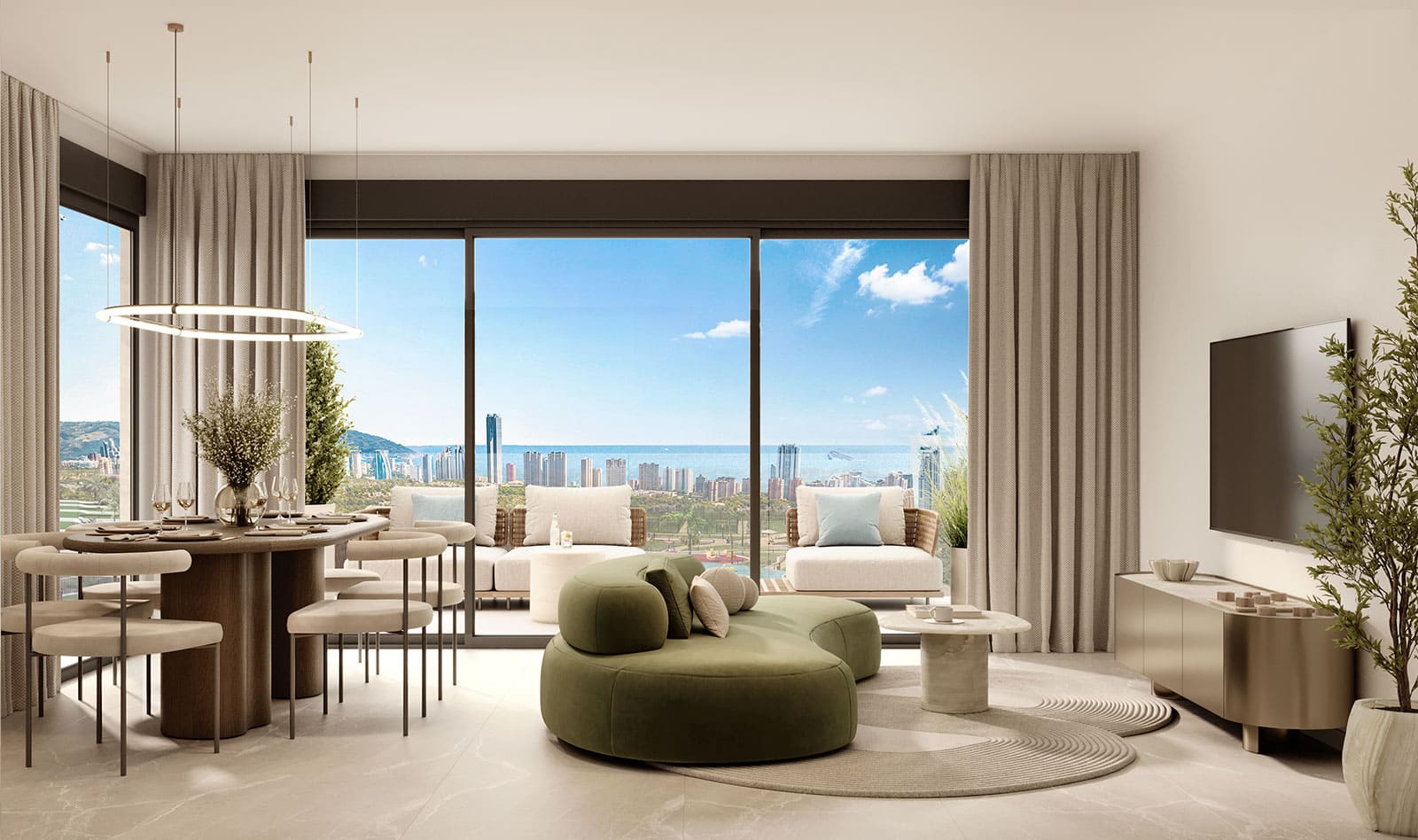 Luxus apartmanok Finestraton, Sierra Cortinán! - Kép 3